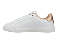 Tenis Champion Pure V2 Blanco y Oro Rosa para Mujer