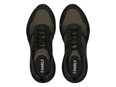 Tenis Charly Light Sport Olivo y Negro para Hombre