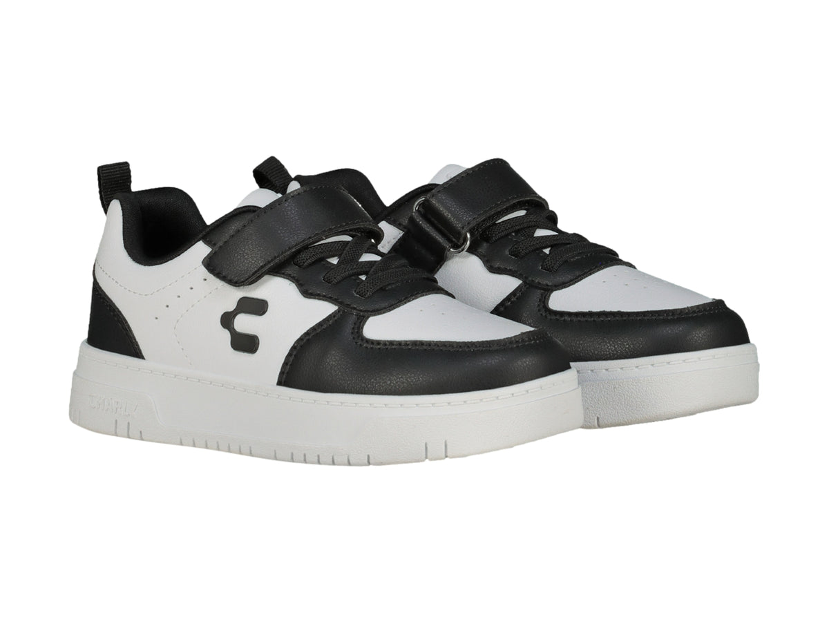 Tenis Charly Skurban Blanco y Negro para Niño