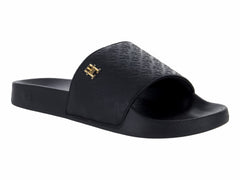 Sandalias Tommy Hilfiger Monogram Negro para Mujer