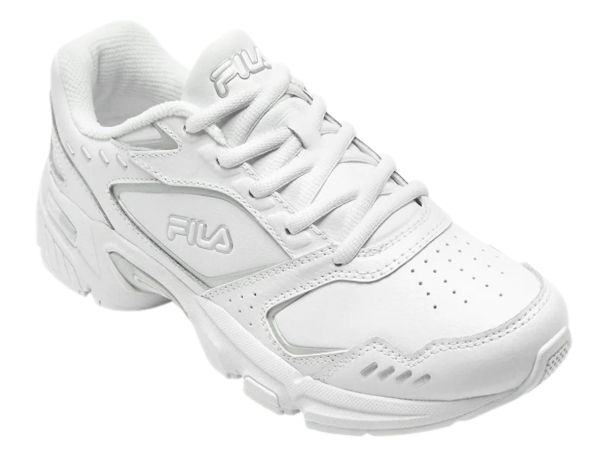 Tenis Fila Memory Decimus Blanco y Plata para Mujer