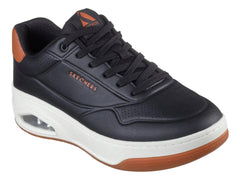 Tenis Skechers Uno Court Negro y Café para Hombre