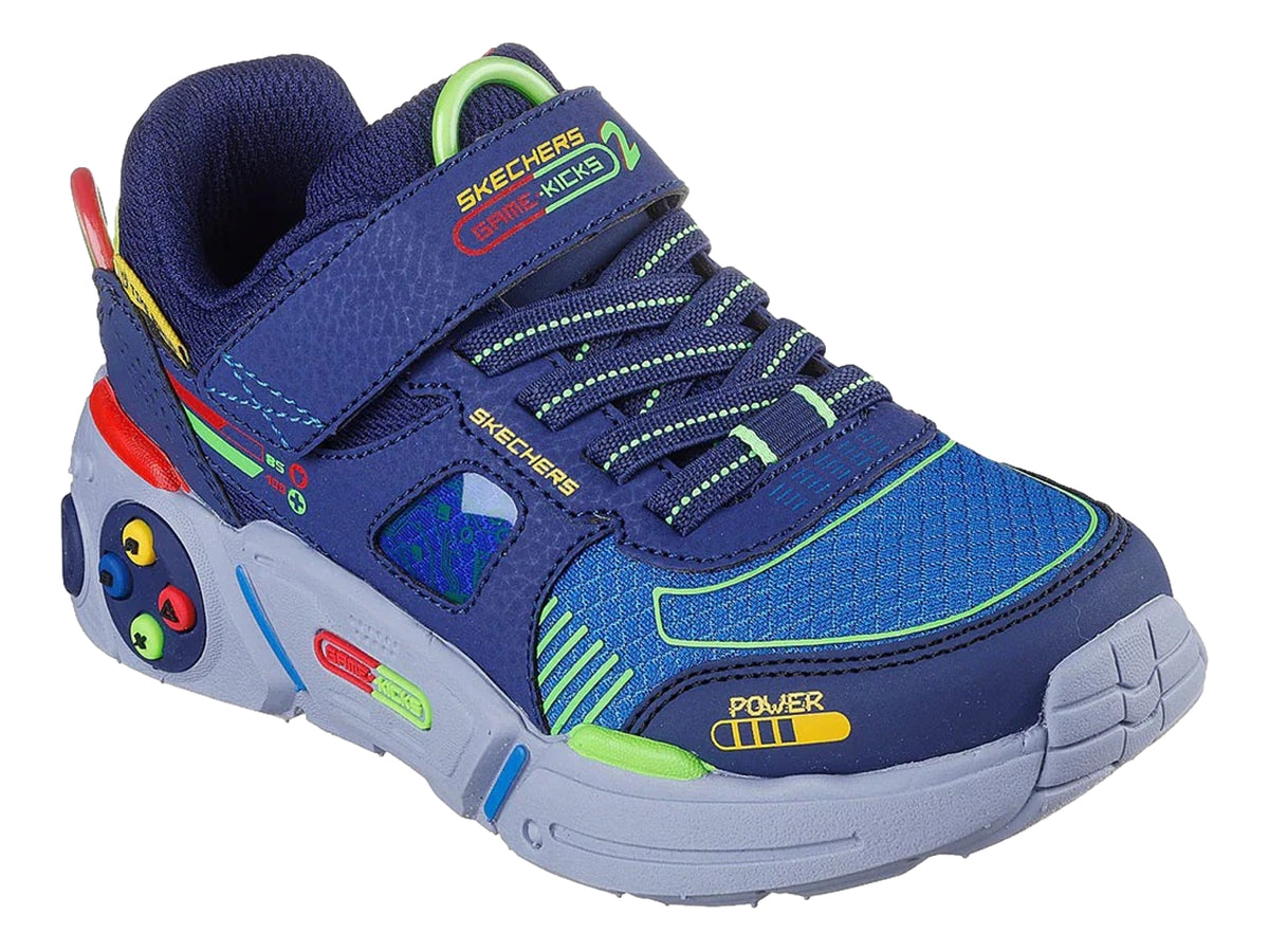 Tenis Skechers Gametronix 2.0 Azul para Niño