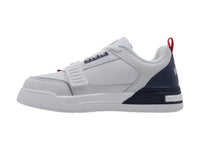 Tenis K-Swiss Fonte Blanco Azul Marino y Rojo para Hombre