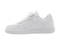 Tenis K-Swiss Mike Blanco y Oro Rosa para Niña