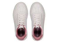 Tenis Charly Classic Blanco con Rosa y Café para Mujer