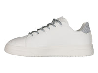Tenis Charly Classic Blanco y Plata para Mujer