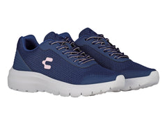 Tenis Charly Road Casual Azul Marino y Rosa para Mujer