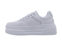 Tenis K-Swiss Brigid Blanco y Plata para Mujer