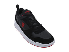 Tenis K-Swiss Burton Negro con Rojo para Hombre
