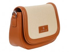 Bolsa de Hombro Unibella Beige para Mujer