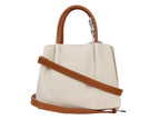 Bolsa de Hombro Unibella Beige para Mujer