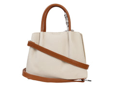 Bolsa de Hombro Unibella Beige para Mujer