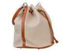 Bolsa de Hombro Unibella Beige y Marrón para Mujer