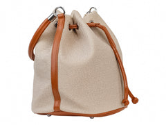 Bolsa de Hombro Unibella Beige y Marrón para Mujer