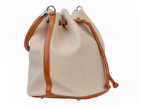 Bolsa de Hombro Unibella Beige y Marrón para Mujer