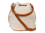 Bolsa de Hombro Unibella Beige para Mujer