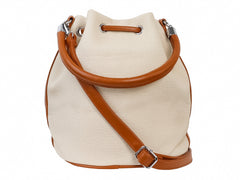 Bolsa de Hombro Unibella Beige para Mujer