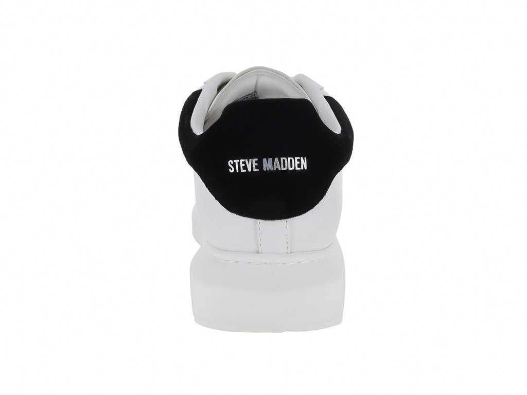 Tenis Steve Madden Blanco Caballero Iccey Para Hombre