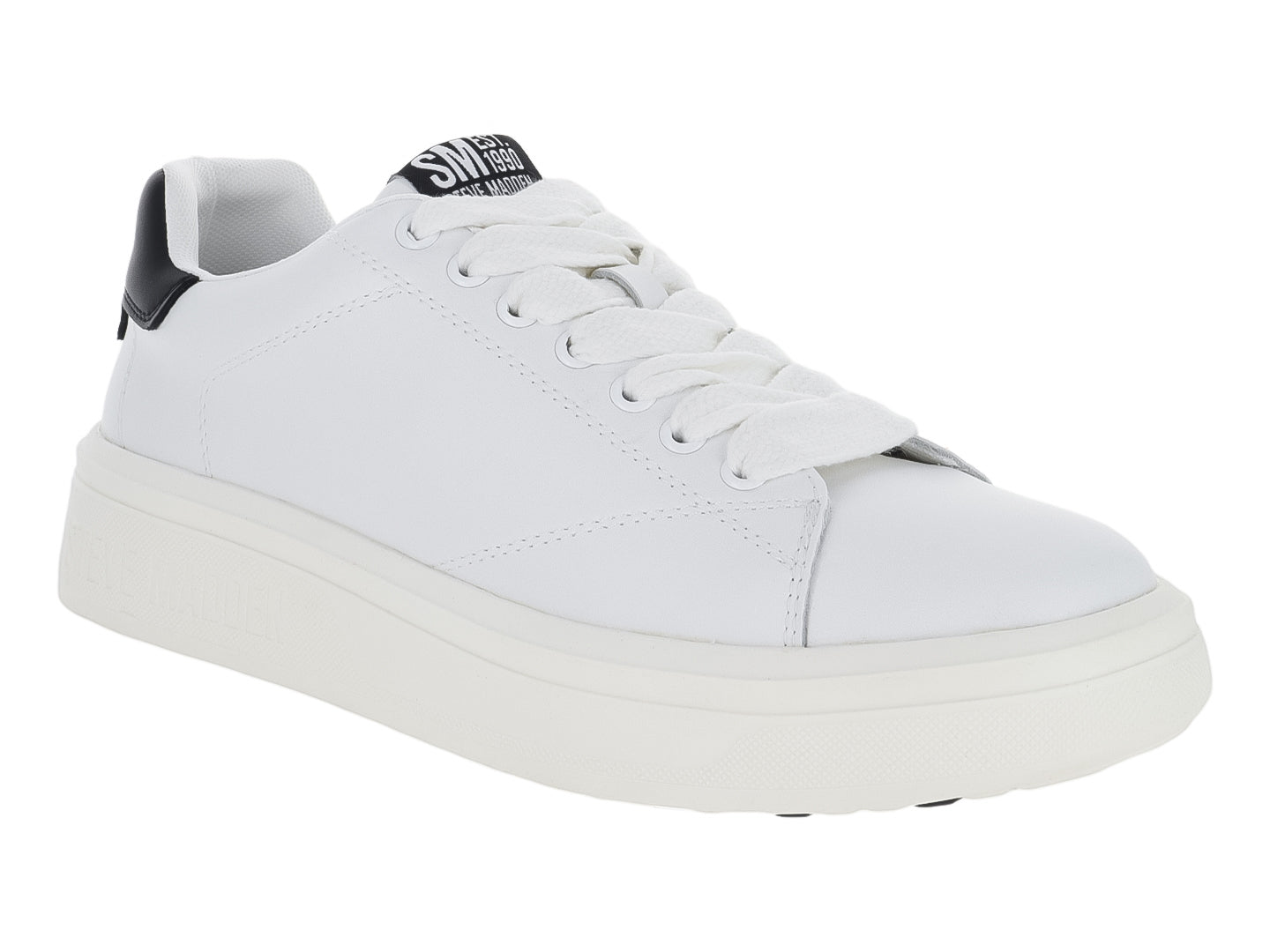 Tenis Steve Madden Blanco Caballero Ryleig Para Hombre