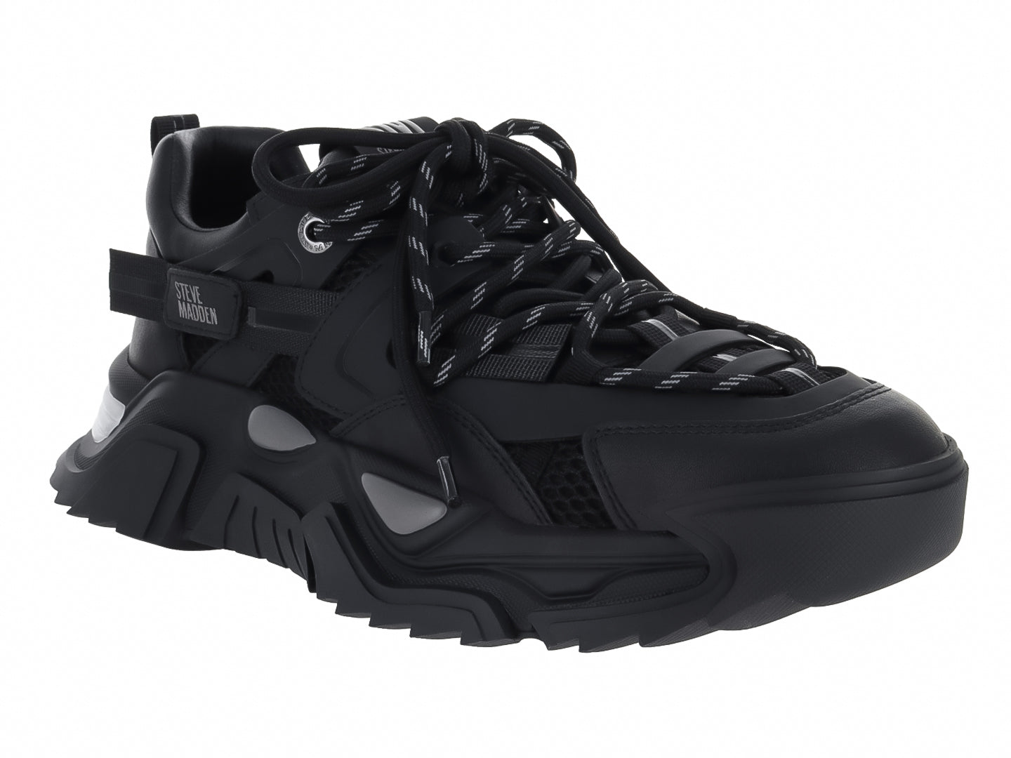 Tenis Steve Madden Negro Caballero Kingly Para Hombre