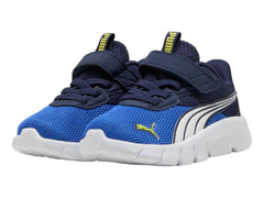 Tenis PUMA FlexFocus Modern Azul y Blanco para Niño