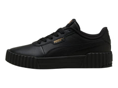 Tenis PUMA Carina 3.0 Negro y Oro para Niño