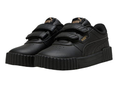Tenis PUMA Carina 3.0 Negro y Oro para Niño