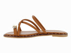 Sandalias Luna Rosa Color Ladrillo para Mujer