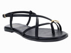 Sandalias Luna Rosa Negro para Mujer