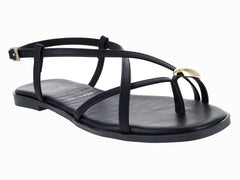 Sandalias Luna Rosa Negro para Mujer