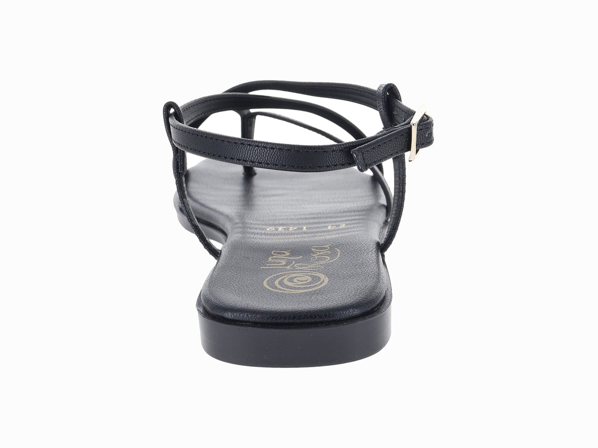 Sandalias Luna Rosa Negro para Mujer