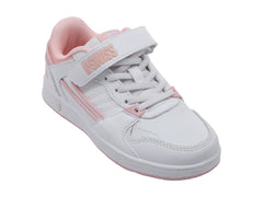 Tenis K-Swiss Saros Blanco y Rosa para Niña