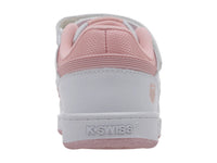 Tenis K-Swiss Saros Blanco y Rosa para Niña