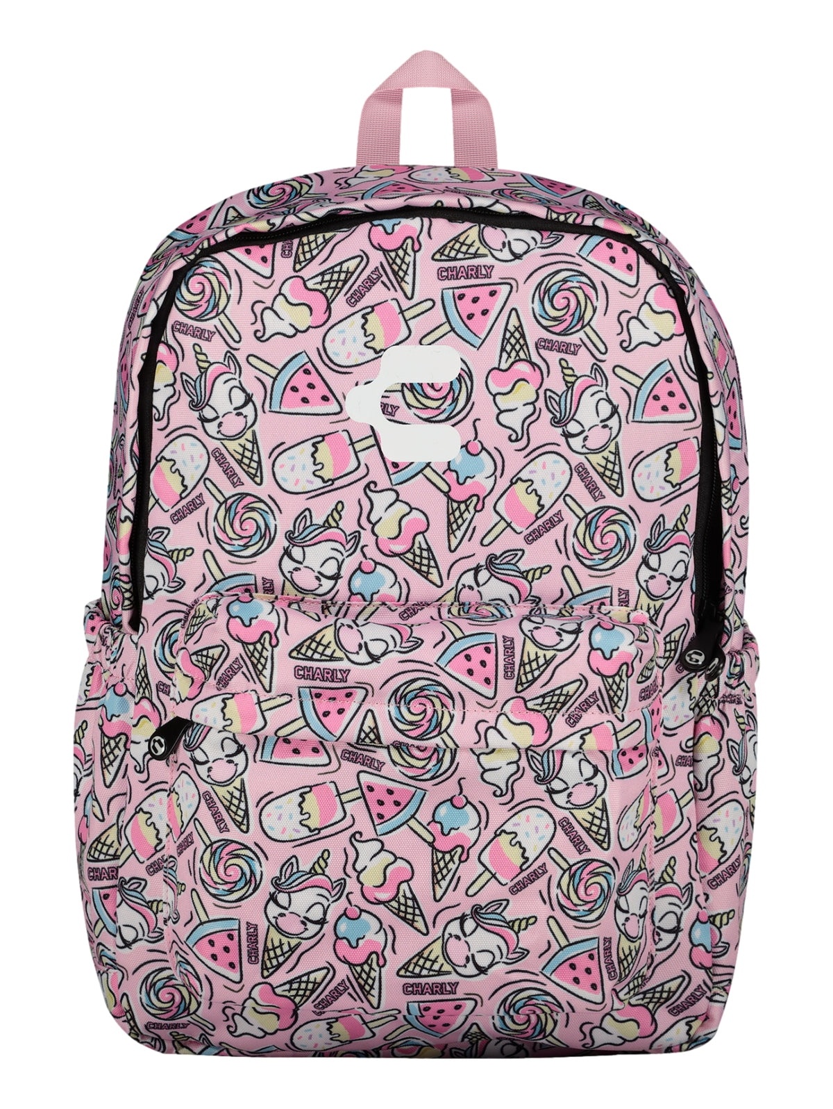 Set de Mochila Escolar Charly para Niña - Rosa