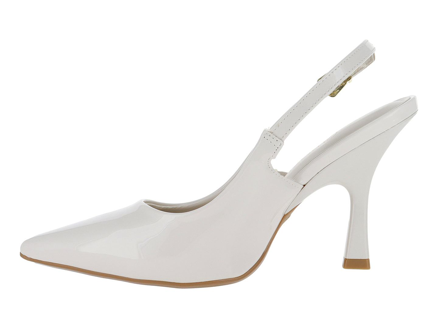 Zapatillas Tacones Cerrados Roze Blanco para Mujer