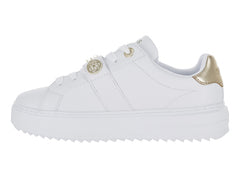 Tenis Guess Drift Blanco y Platino para Mujer