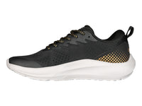Tenis Charly Road Casual Negro y Oro para Mujer