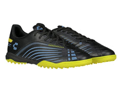 Tenis de Fútbol Charly Turf Negro y Amarillo para Hombre