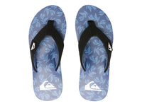 Sandalias Quiksilver Makaha Layback Negro y Azul para Hombre