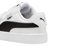 Tenis Puma Rickie Classic V Blanco y Negro para Niño