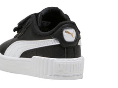 Tenis Puma Carina 3.0 V Negro y Blanco para Niño
