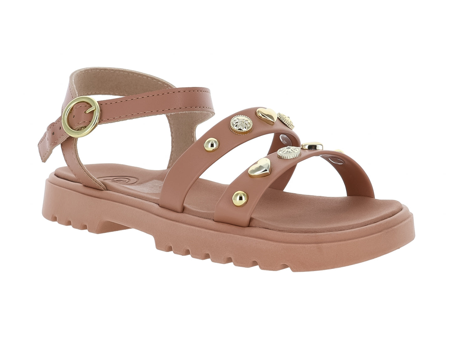 Sandalias Molekinha Color Nude para Niña