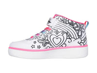 Tenis Skechers Sport Court 92 Blanco para Niña
