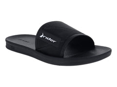 Sandalias Rider Street Slide Negro Blanco para Niño