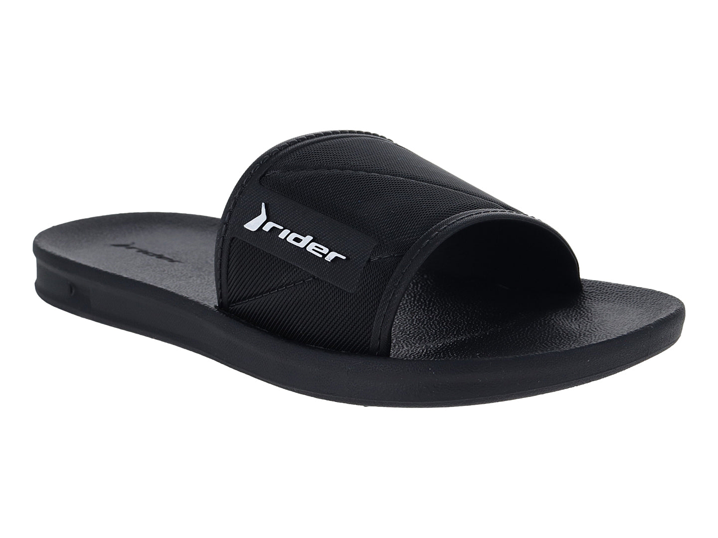 Sandalias Rider Street Slide Negro Blanco para Niño
