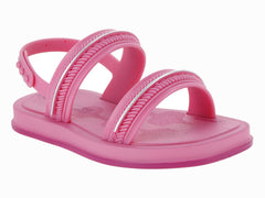 Sandalias de Playa Ipanema Rosa y Plata para Niña