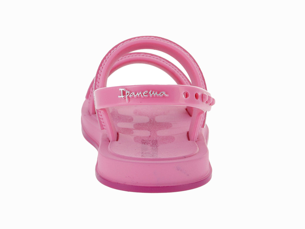 Sandalias de Playa Ipanema Rosa y Plata para Niña
