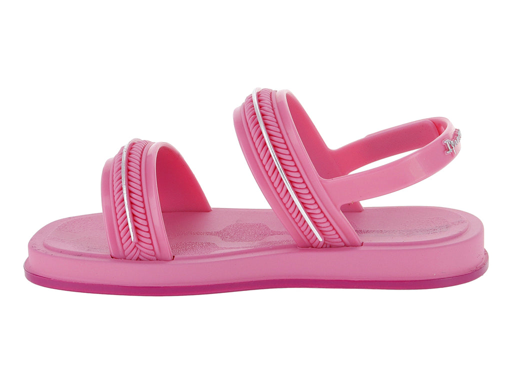 Sandalias de Playa Ipanema Rosa y Plata para Niña
