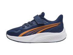 Tenis Puma Pounce Lite Azul y Naranja para Niño